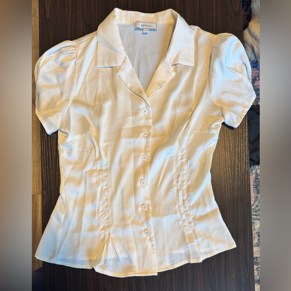 RIHOAS Business Casual Blouses Size Small